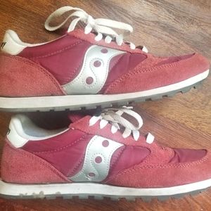 Saucony Jazz Originals (Red/Burgundy)